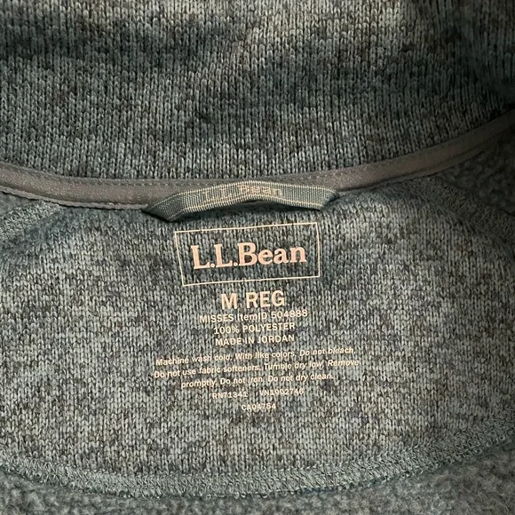 L.L. Bean Women's Sweater Fleece Jacket - Picture 5 of 8